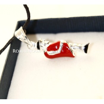 RMB|Ciondolo Argento 925 : gobbo gobbetto portafortuna