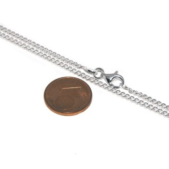 RMB|SILVER 925: Necklace Necklace 50 or 60cm Man Woman Diameter Diamond 2mm Light Bleached
