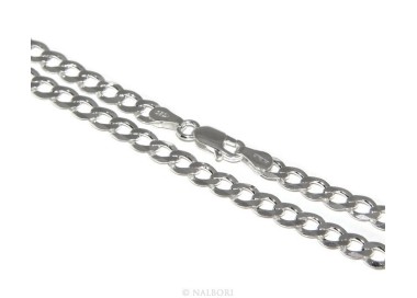 RMB|SILVER 925: Necklace or Man's Bracelet Women's Bracelet Diameter 4.5mm Light Bleached