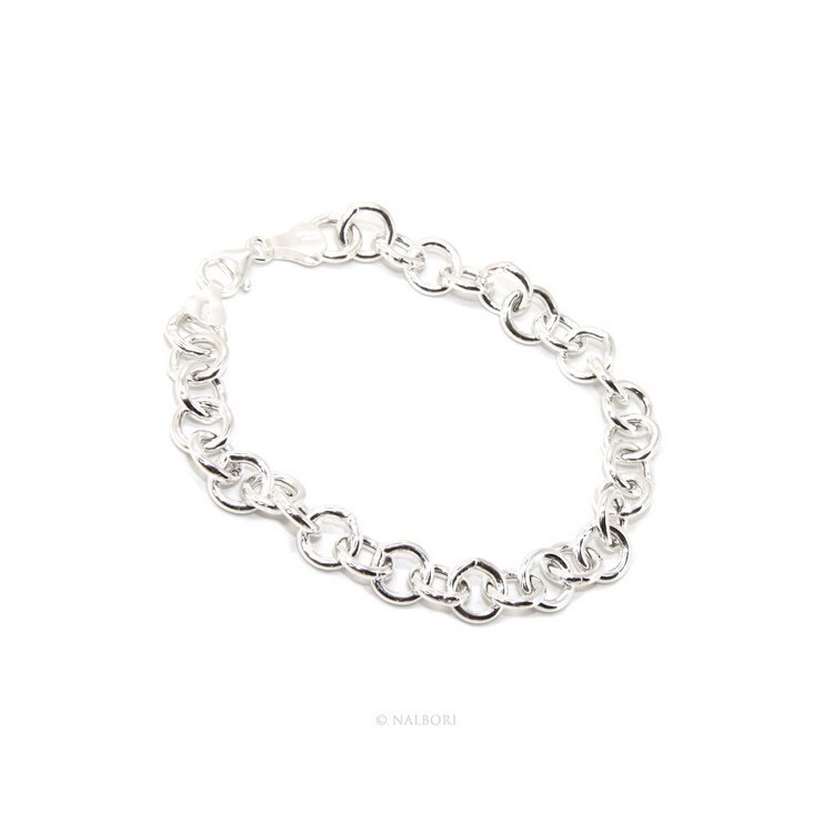 RMB|SILVER 925: Round neck necklace or bracelet woman round neck rounded whitened light