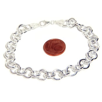 RMB|SILVER 925: Round neck necklace or bracelet woman round neck rounded whitened light