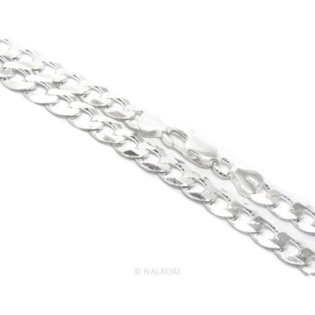 RMB|SILVER 925: Necklace or Bracelet Man 8mm Chain Jumper 8x10 Light Bulb