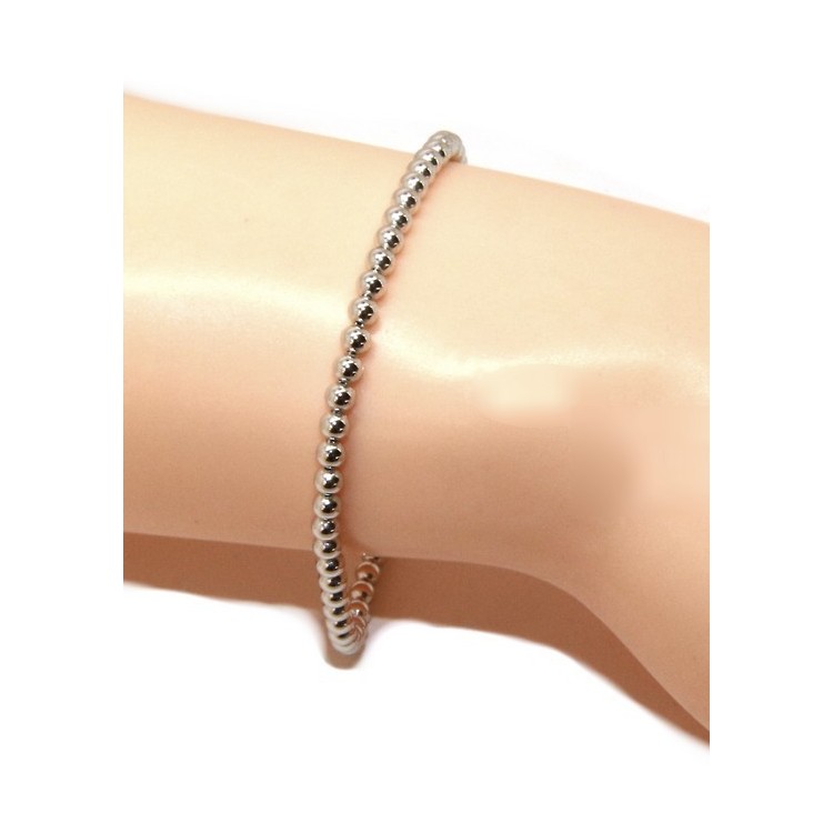 RMB|NALBORI bracelet women balls in silver 925 long or short