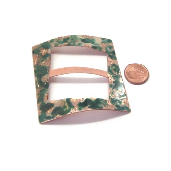 RMB|Ferma Pareo o Foulard donna Rame 999 NALBORI verde panna glitter