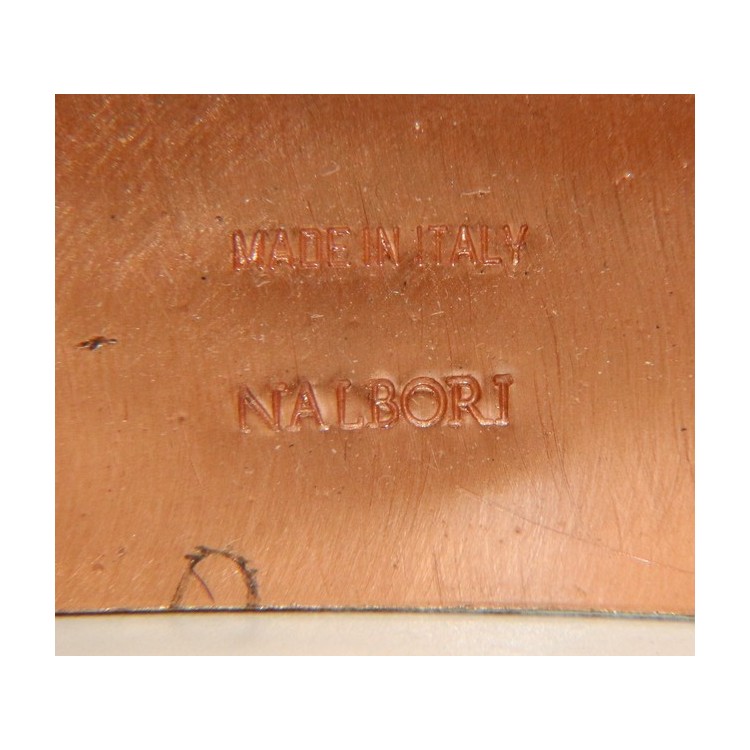 RMB|Bracciale donna schiava aperto regolabile blu panna glitter NALBORI®