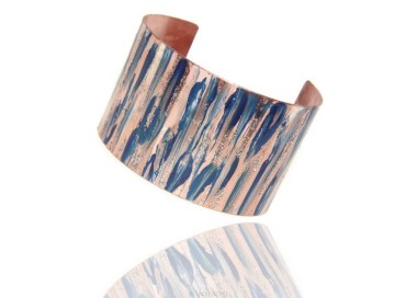 RMB|Bracelet slave woman opened adjustable NALBORI blue  glitter cream