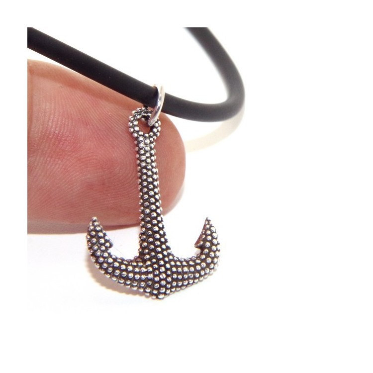 RMB|Necklace NALBORI Silver 925: exclusive handmade  with pale dark balls