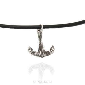 RMB|Necklace NALBORI Silver 925: exclusive handmade  with pale dark balls