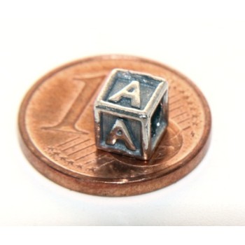 RMB|SILVER 925: CHARME cubes and stop letters for modular Nalbori bracelet