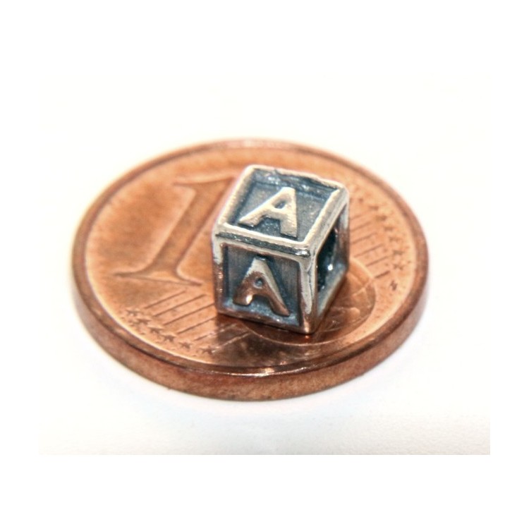 RMB|SILVER 925: CHARME cubes and stop letters for modular Nalbori bracelet