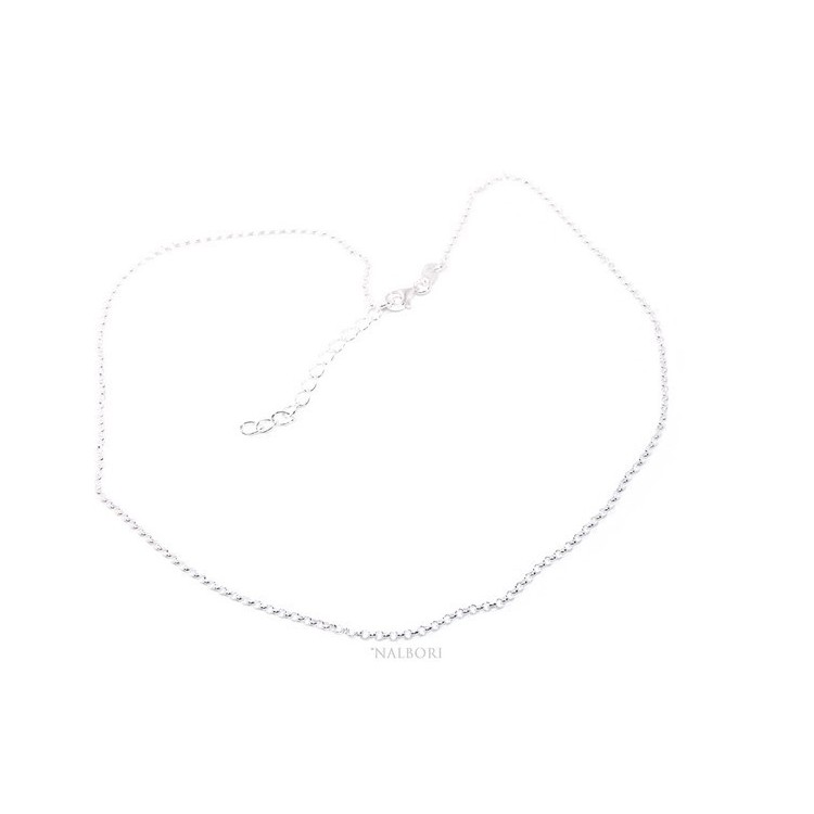 RMB|NALBORI collana donna o uomo rolo' ARGENTO 925 cm 45 + 5 in 2 colori