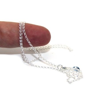 RMB|NALBORI collana donna o uomo rolo' ARGENTO 925 cm 45 + 5 in 2 colori