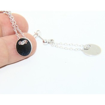 RMB|Argento 925 : orecchini donna con pallina e ciondolo a bottone