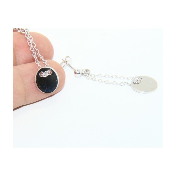 RMB|Silver 925: women's earrings with ball and button pendant