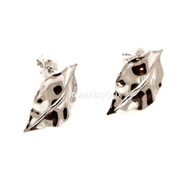 RMB|Gioielli donna in argento 925 realizzati in microfusione foglia argento