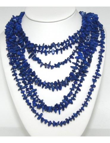 Necklace by Donna Collier Cleopatra 8 wires natural blue Lapis