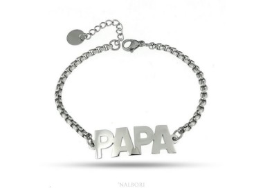 RMB|NALBORI woman bracelet anallergic steel pop corn sweater with plate PAPA '