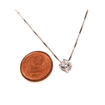 RMB|Collana Collier donna pendente passante punto luce griffe 5 mm