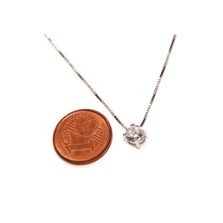 RMB|Collana Collier donna pendente passante punto luce griffe 5 mm