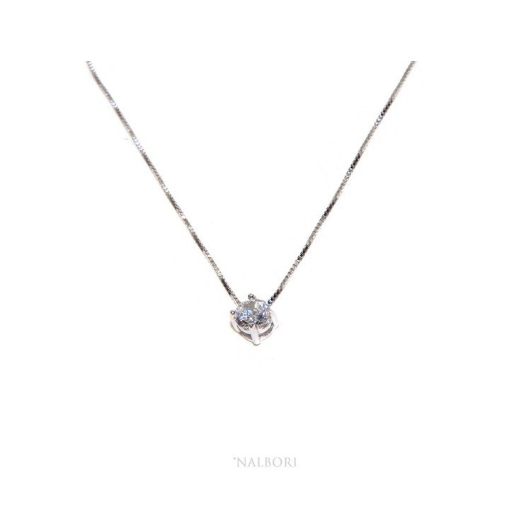 RMB|Collana Collier donna pendente passante punto luce griffe 5 mm