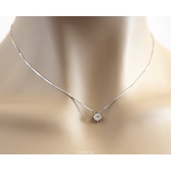 RMB|Collana Collier donna pendente passante punto luce griffe 5 mm