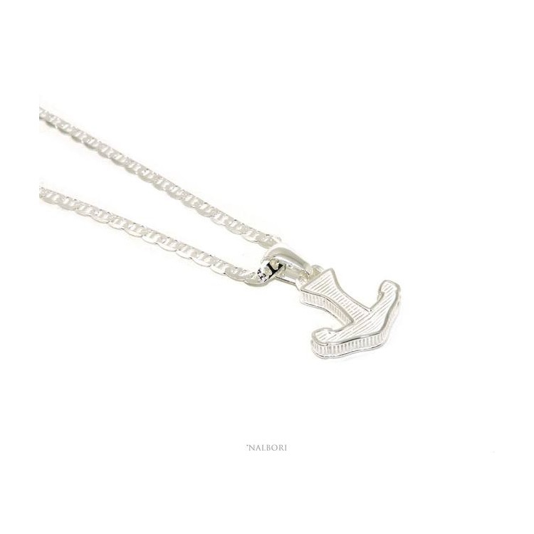 RMB|SILVER 925 solid: necklace for men with marine link pendant