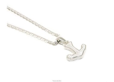 RMB|SILVER 925 solid: necklace for men with marine link pendant