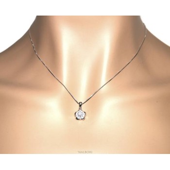 RMB|Silver 925: Necklace Venetian woman necklace with NALBORI flower pendant