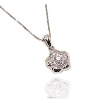 RMB|Silver 925: Necklace Venetian woman necklace with NALBORI flower pendant