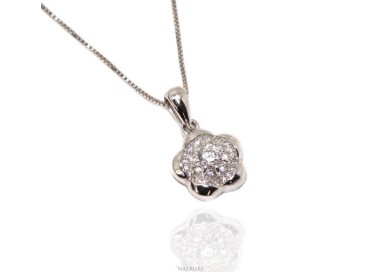 RMB|Silver 925: Necklace Venetian woman necklace with NALBORI flower pendant