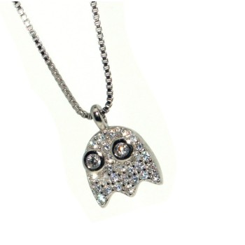 RMB|silver 925 chain baby and woman zircon pavé phantasm pendant brand NALBORI