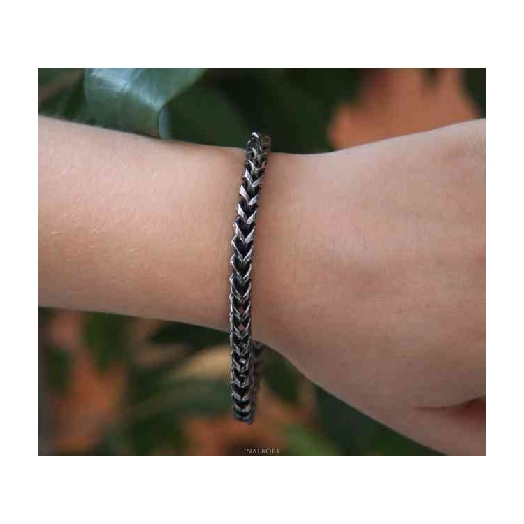 RMB|NALBORI Bracelet in dark snake steel
