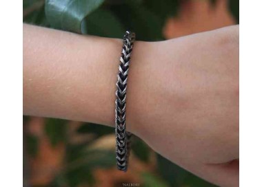 RMB|NALBORI Bracelet in dark snake steel