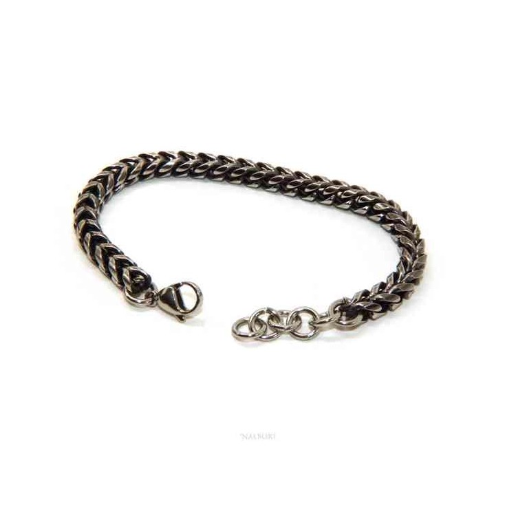RMB|NALBORI Bracelet in dark snake steel