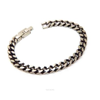 RMB|NALBORI Dark diamond-embellished steel bracelet