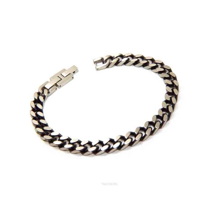 RMB|NALBORI Dark diamond-embellished steel bracelet