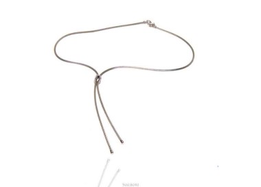 RMB|Nalbori collana argento 925 con nodo dell'amore e finto saliscendi