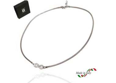 RMB|NALBORI necklace 925 silver infinite zircon fox tail