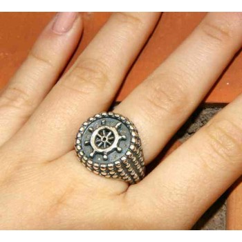 RMB|NALBORI Ring Silver 925 chevalier shield adjustable helm