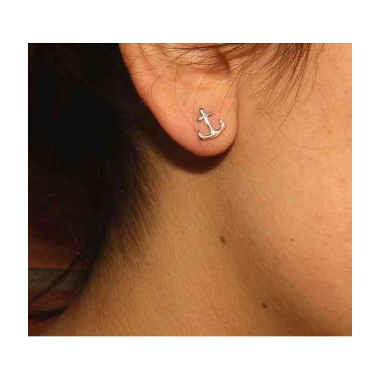 RMB|NALBORI men's or women's earrings in 925 silver still marine