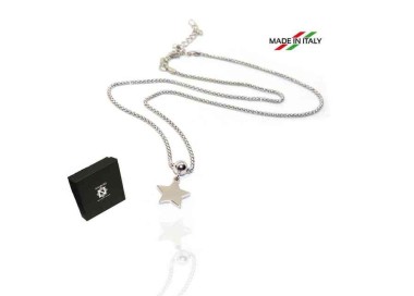RMB|NALBORI 925 silver woman popcorn necklace with star pendant