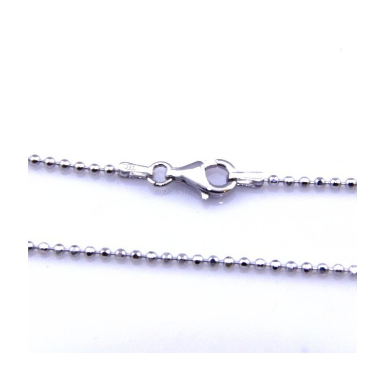 RMB|SILVER 925: Choker necklace dots balls balls balls diamond various lengths from 1.8 mm