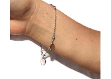 RMB|NALBORI Bracciale donna argento 925 con ciondoli cuore e cristallo ematite