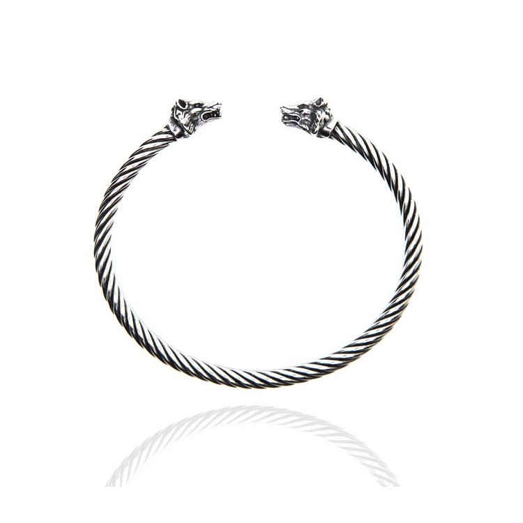 RMB|Cable di NALBORI bracciale argento 925 lupo N1407