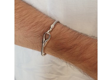 RMB|Cable di NALBORI bracciale argento 925 a gancio 18 cm