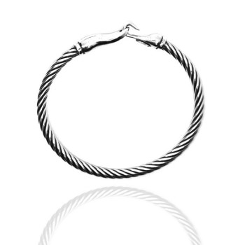 RMB|NALBORI Cable bracelet with rigid cable with 18cm hook
