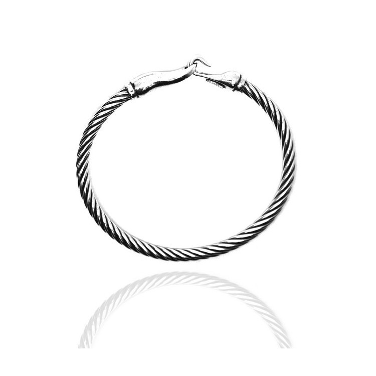 RMB|Cable di NALBORI bracciale argento 925 a gancio 18 cm