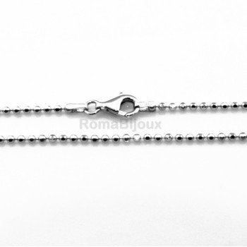 RMB|SILVER 925: Choker necklace or bracelet dots balls balls balls diamond various lengths from 2.0 mm