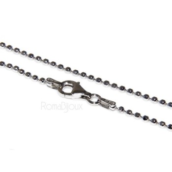 RMB|SILVER 925: Choker necklace or bracelet dots balls balls balls diamond various lengths from 2.0 mm