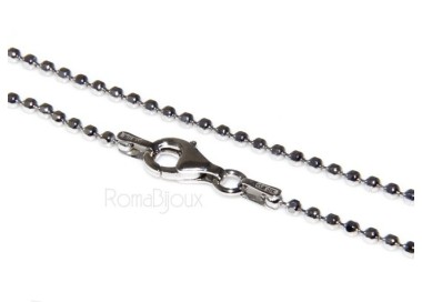 RMB|SILVER 925: Choker necklace or bracelet dots balls balls balls diamond various lengths from 2.0 mm